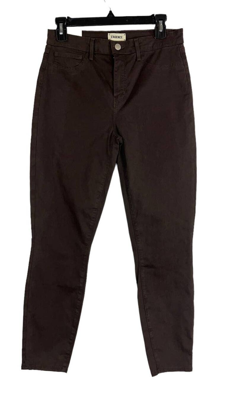 L'agence pants dark brown Margot high rise skinny size 29